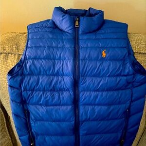 Polo by Ralph Lauren Blue Puffer Vest